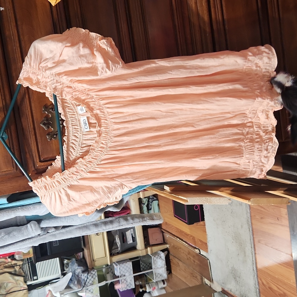 Peach shirt